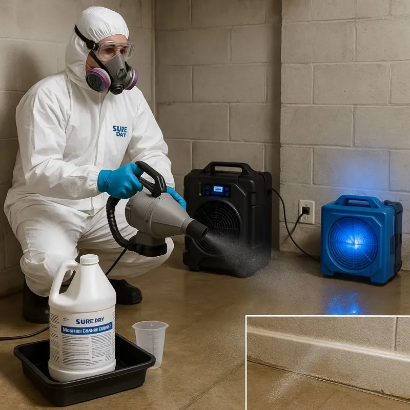 Sanitization and Odor Removal process in Swansea, MA